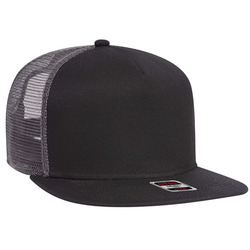 OTTO CAP "OTTO SNAP" 5 Panel Mid Profile Mesh Back Trucker Snapback Hat
