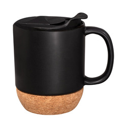 14oz Ceramic Mug With Cork Base