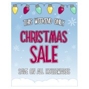 Christmas Sale 22x28