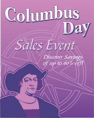 Columbus Day 22x28