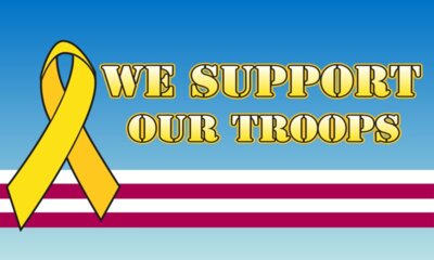 Support Our Troops 60x36