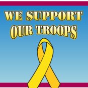 Support Our Troops 22x28