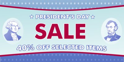Presidents Day Sale 120x60