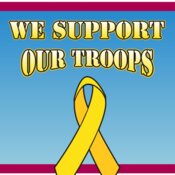 Support Our Troops 24x36