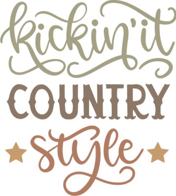 Kickin It Country Style Design