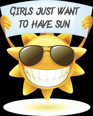 Girls just want to have Sun Emoji