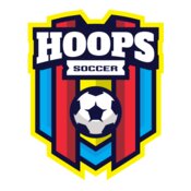 Hoops Soccer logo template