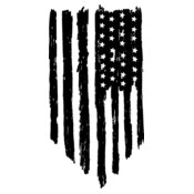 Grunge American Flag 4