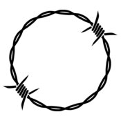 Barbed Wire Frame