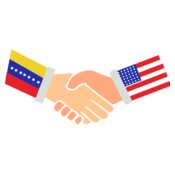 USA and Vzla Hands