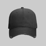 OTTO Garment Washed Superior Cotton Twill Distressed Visor Six Panel Low Profile Dad Hat