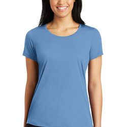 Ladies PosiCharge Competitor Cotton Touch Scoop Neck Tee - Sublimated