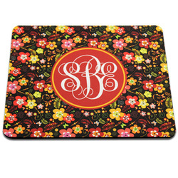 Black Back Rectangle Mouse Pad