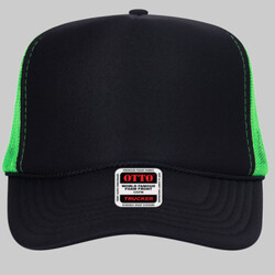OTTO CAP 5 Panel High Crown Mesh Back Trucker Hat