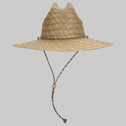 OTTO CAP® Straw Lifeguard Hat w/ Adjustable Cord