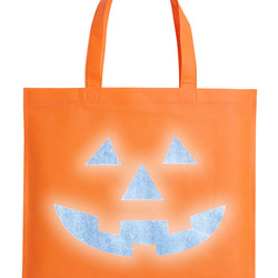 Halloween Pumpkin Reflective Tote Bag