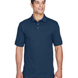 Harriton Men's 6 oz. Ringspun Cotton Piqué Short-Sleeve Polo