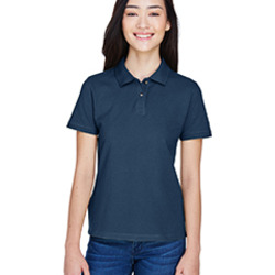 Harriton Ladies' 6 oz. Ringspun Cotton Piqué Short-Sleeve Polo