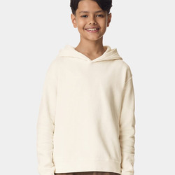 Youth Garment-Dyed Lightweight Fleece Hooded Sweatshirt