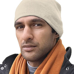 USA Made 8" Cotton Thermal Beanie