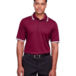Men's CrownLux Performance® Plaited Tipped Polo