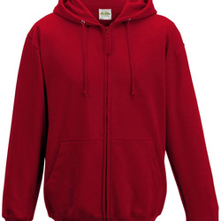Unisex Midweight College Full-Zip Hooded Sweatshirt