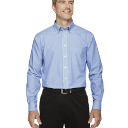Men's Crown Collection® Banker Stripe Woven Dress Shirt