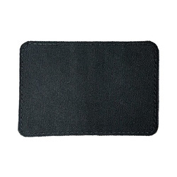 Small Blank Black Patch - Qty 10