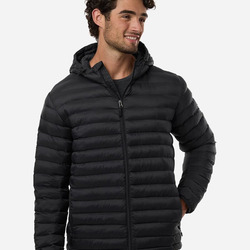 Men's Lightweight Poly-filled Hooded Puffer Jacket