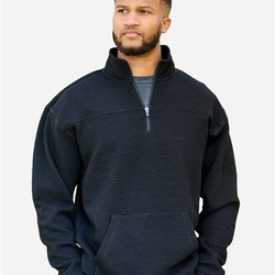 Unisex Pebble Fleece Quarter-Zip Pullover