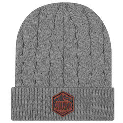 OTTO CAP® 12" Cable Knit Beanie w/ Rib Knit Cuff