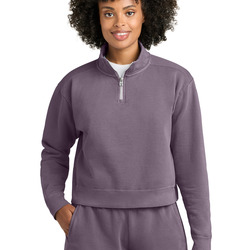 Women's Mid Length 1/4 Zip Sweatshirt