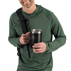 Cutter & Buck Prospect Recycled Featherlight Stretch Mens Big & Tall Hooded Pullover