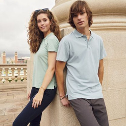 Clique Addison All Cotton Pique Short Sleeve Mens Polo