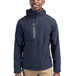 Clique Milford Waterproof Softshell Full Zip Hooded Mens Jacket