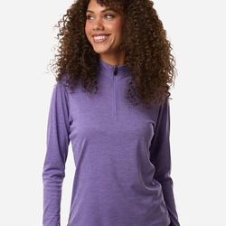 Women's Pro-Lock Performance Mélange Quarter-Zip Pullover