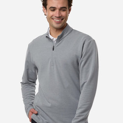 Men's Stretch Quarter-Zip Fleece Pullover
