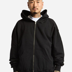 Unisex Max Heavy Fleece Garment-Dyed Full-Zip Hooded Sweatshirt