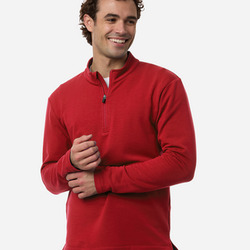 Men's Quarter-Zip Pullover Stretch Fleece