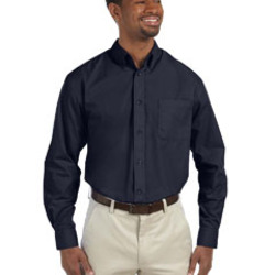 Harriton Men's 3.1 oz. Essential Poplin