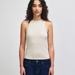 American Apparel Baby Rib Women's Fitted Tank