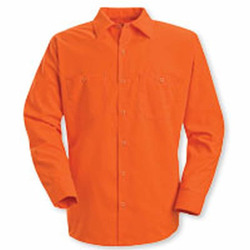 Men's Enhanced Visibility Long Sleeve Work Shirt