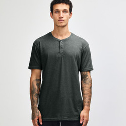 American Apparel CVC Unisex Relaxed-Fit Henley T-Shirt