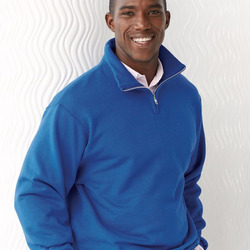 Nublend® Cadet Collar Quarter-Zip Sweatshirt