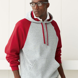 Nublend® Colorblocked Raglan Hooded Sweatshirt