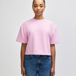 American Apparel French Terry Women's Mid-Length Boxy Top