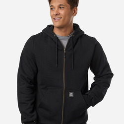 Men's Heritage Grid Fleece-Lined Full-Zip Hooded Sweatshirt