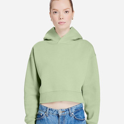 Women's Relaxed Cropped Hoodie Sweatshirt