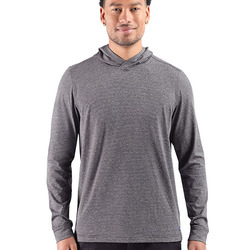 Cutter & Buck Adapt Recycled Soft Knit Stripe Mens Hooded Pullover