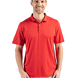 Cutter & Buck Coastline Recycled Double Peached Mens Big & Tall Polo